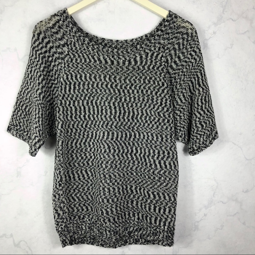 [Loft] Woven Knit Shirt